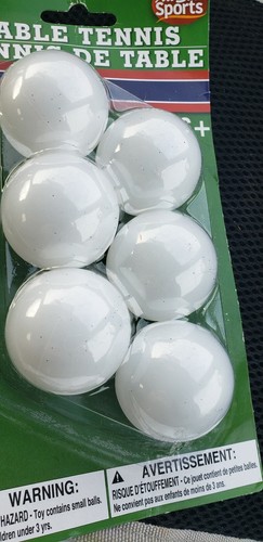 Table Tennis Balls 6 Pinpong Balls All Star