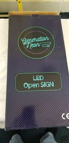 Ultra Bright LED Neon Light Animated Motion with ON/OFF Store OPEN Business Sign