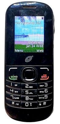TracFone Alcatel OneTouch Prepaid 3G Cell Phone Model A205G Black Partial Test