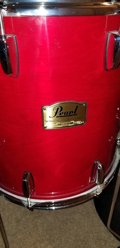 Pearl Session Studio Classic 14x14 floor tom Sequoia Red w/ Gator Bag