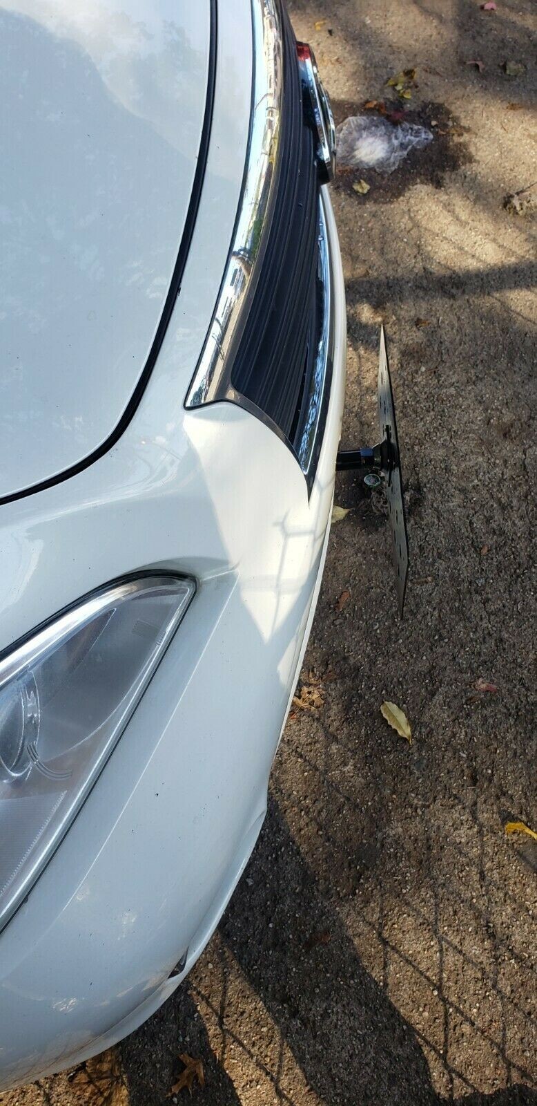 Bumper Tow Hook License Plate Mount Tag Bracket For INFINITI QX60 2014-2023 New