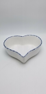 Corelle/Corning ''Blue Hearts'' 8 3/4 Inch Heart Baker