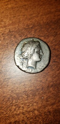 Campania Neopolis Naples Didrachm Silver Coin Circa 300-275 BCE