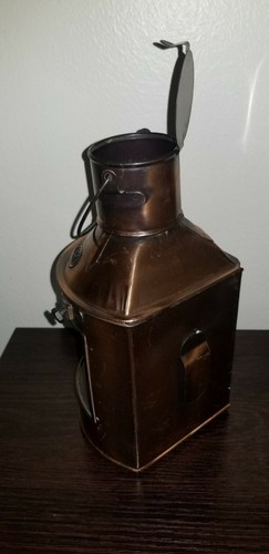 VTG Nanco Starboard Lantern with Label Hong Kong