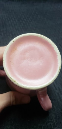 Tom & Jerry Mug Fiesta Rose Pink  Ring Handle Cup Homer Laughlin