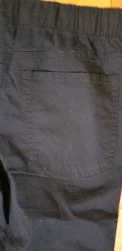 Cat&Jack Straight Flexible Drawstring Reinforced Knee 14 Boys Navy New pants