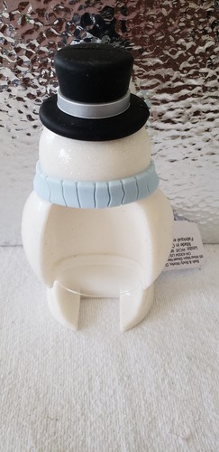 Bath and Body Works Snowman Sanitizer Holder Snow globe White 5