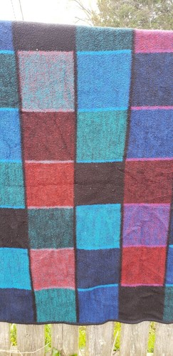 German Square Pattern Western Blanket Biederlack?