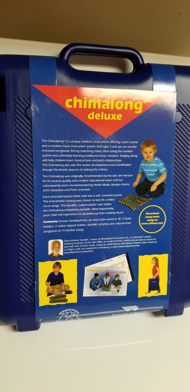 NEW Woodstock Percussion Chimalong Deluxe with Carrying Case BRAND NEW IN BOX