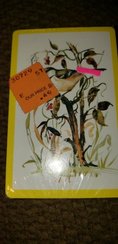 Vintage Bridge Playing Cards Deck The U.S. Playing Card Co. Metro Birds