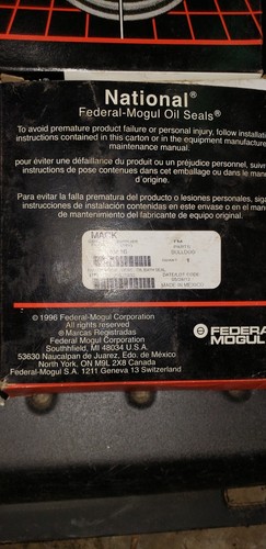 NEW Federal Mogul Oil Seal   120416 QTY:4