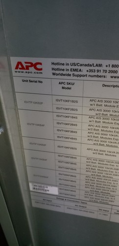 APC AIS 3000 NICE UNIT WITH BATTERIES
