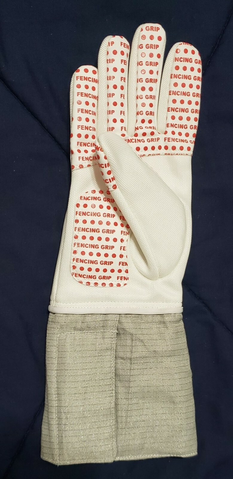 Electric sabre Fencing glove with conductive cuff Right handed Small