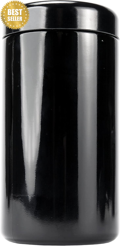 Smell Proof Jar, Airtight Container, Glass UV Protected with Humidity Pack (500