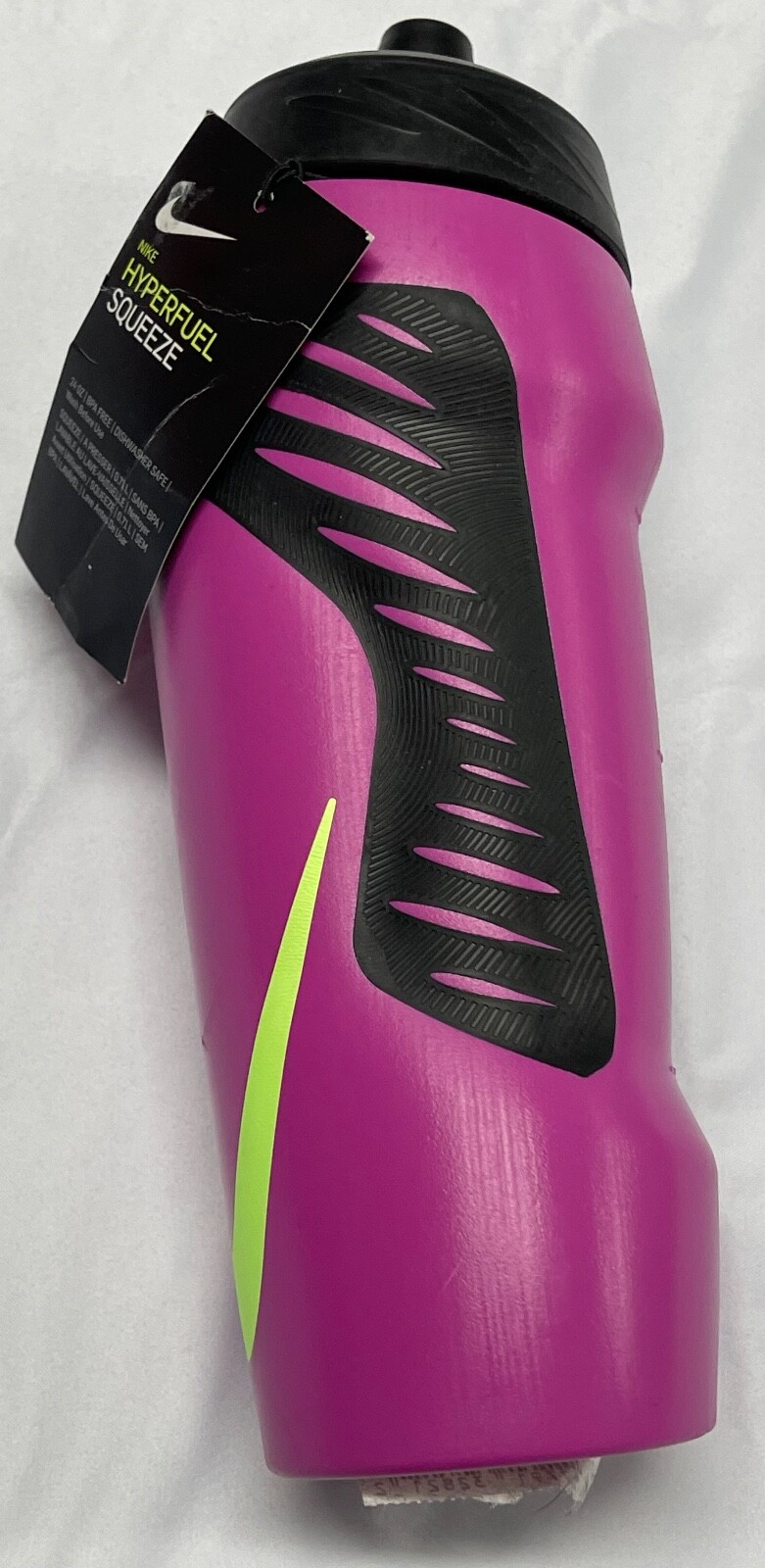 NIKE HYPERFUEL SQUEEZE 24OZ BPA FREE WATER BOTTLE