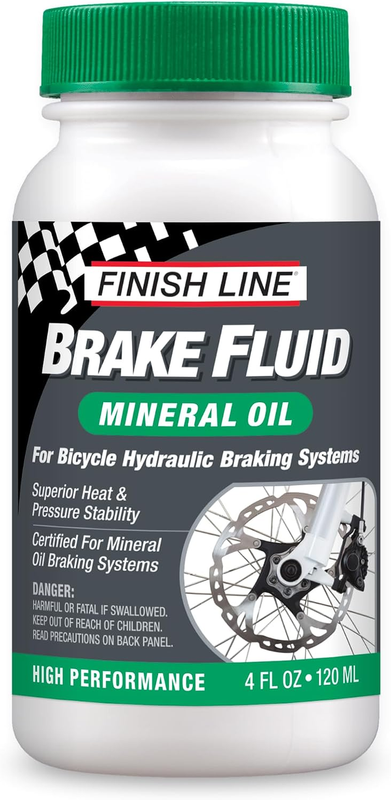 Mineral Oil Bicycle Brake Fluid Low Viscosity 4 Fl Oz