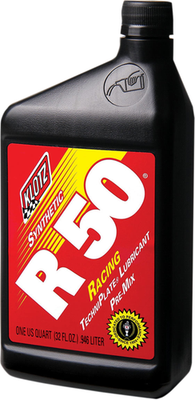 KLOTZ Oil R-50 Racing TechniPlate® Synthetic 2-Stroke Premix Oil - 1 Quart (Part