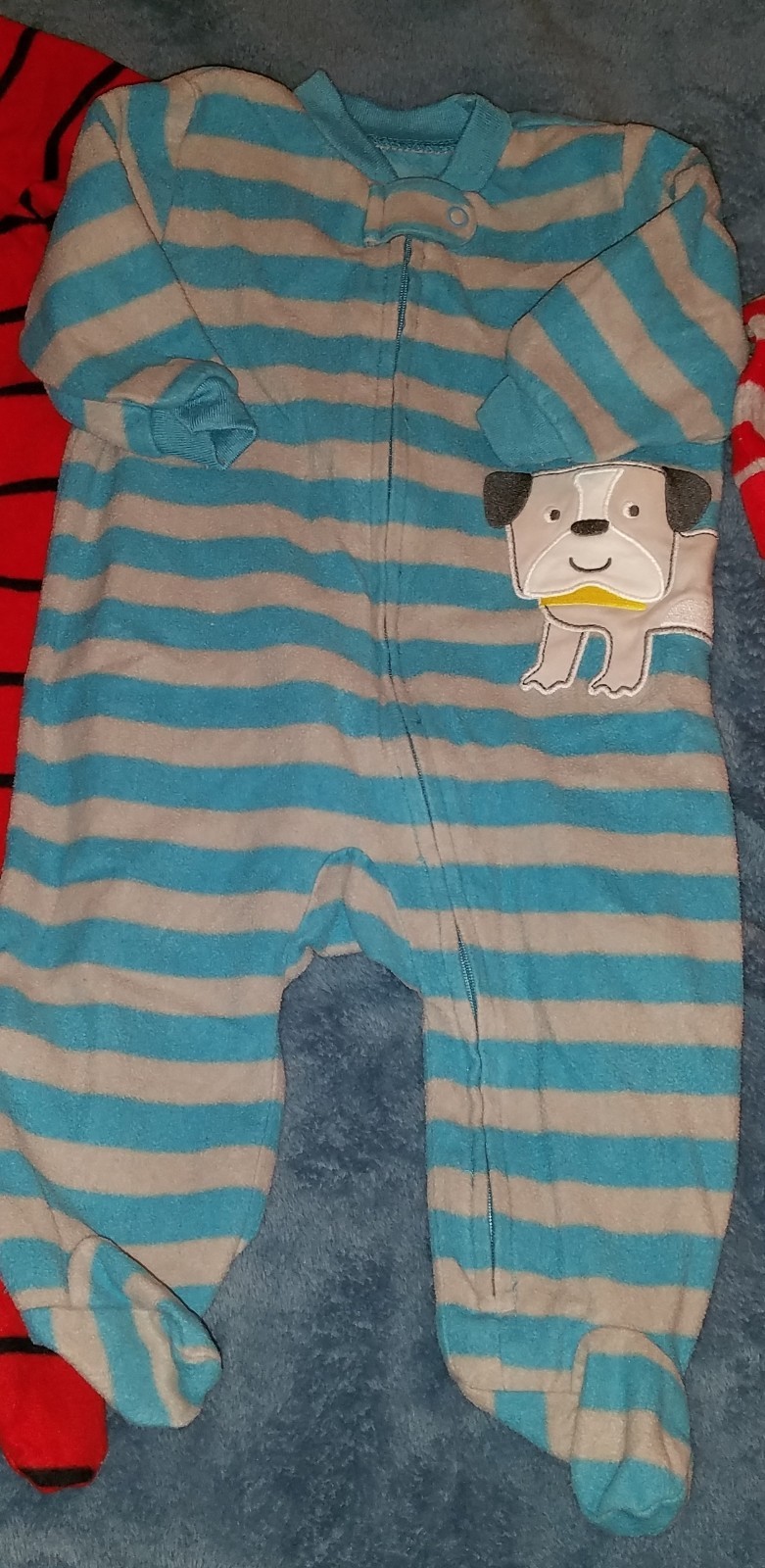 CARTERS BABY BOYFLEECE FOOTED SLEEPER