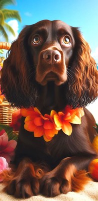 Boykin Spaniel  - Best of Breed DCR 100%  Micro Fiber Beach Towel Quick Dry