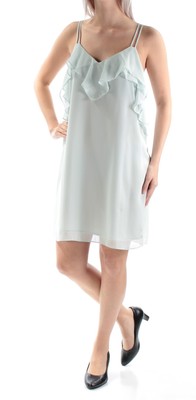 

Женское светло-синее коктейльное платье на тонких бретелях BCBGENERATION, размер, Light blue