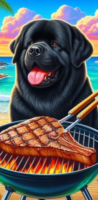 Newfoundland  - Best of Breed DCR 100%  Micro Fiber Beach Towel Quick Dry