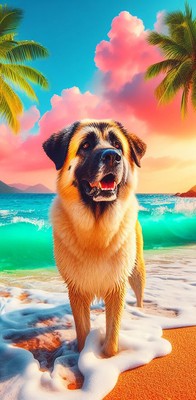 Anatolian Shepherd - Best of Breed DCR 100%  Micro Fiber Beach Towel Quick Dry