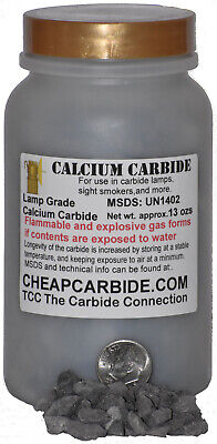 CALCIUM CARBIDE PEA grade Miners Miner's Lamp lumps Crystals  FREE SHIPPING!