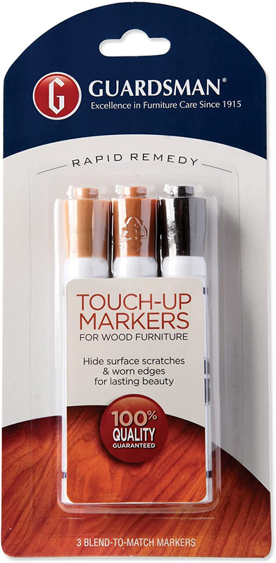 529834 3 Wood Markers-3 Colors-Touch-Up and Repair Scratches