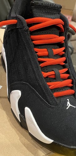 JORDAN SIZE 11.5 - AIR JORDAN 14 RETRO BLACK WHITE