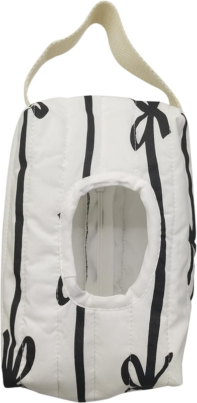 Reusable Bow Baby Wipes Dispenser - Portable Wet Tissue Storage Bag for Travel,