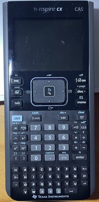 Texas Instruments TI-Nspire CX CAS Graphing Calculator/ Charger Cable/Case/Cover