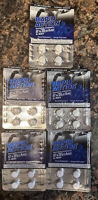 Rapid Action Extreme 2 Way Lasting Energy Boost Metabolism 5 packs 20 pills USA