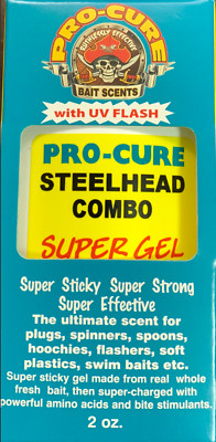 Pro Cure 2 oz. Scented Fishing Super Gel Fish Boat Bait Attractant...Pick Scent