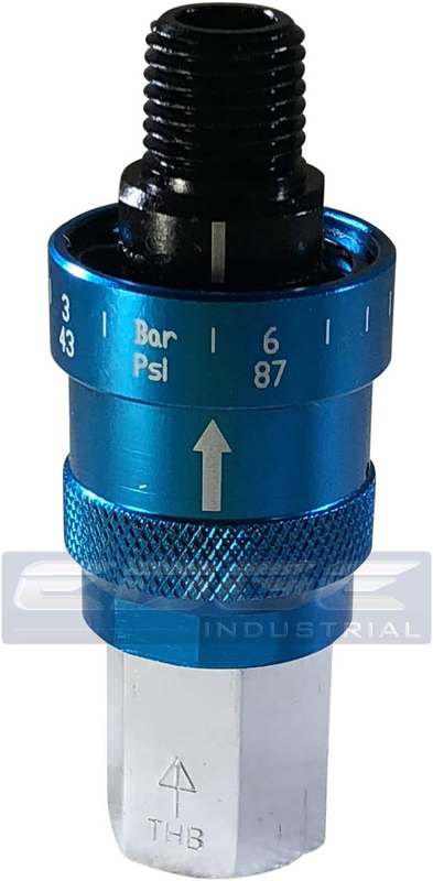 Pressure Regulator 1/4 NPT Air Tool Inline 43-87 PSI Pneumatic Gauge