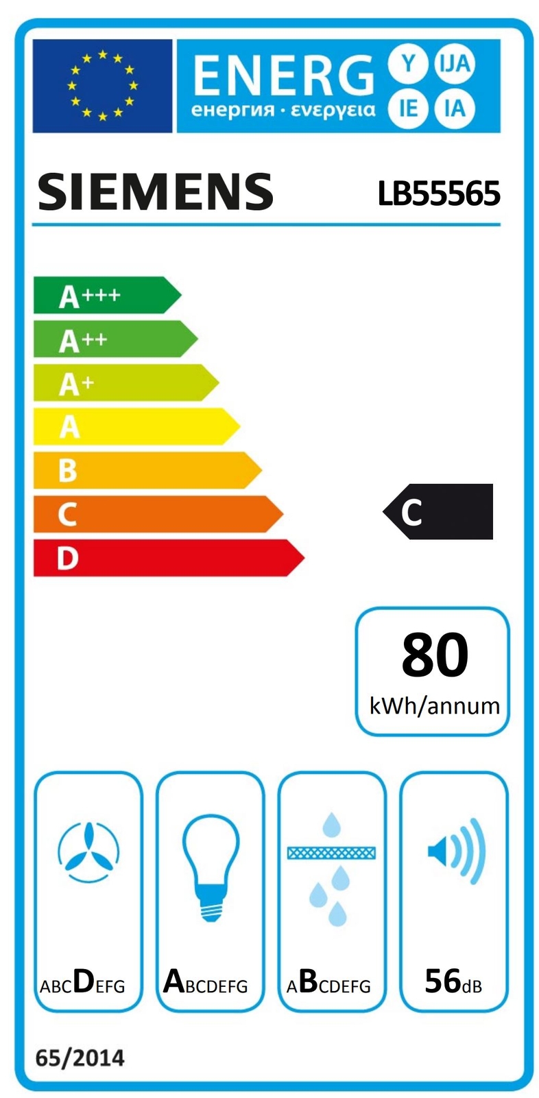 EEK:C Energieeffizienzlabel