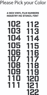 Industry Inc Stencil - Up to 70 Characters