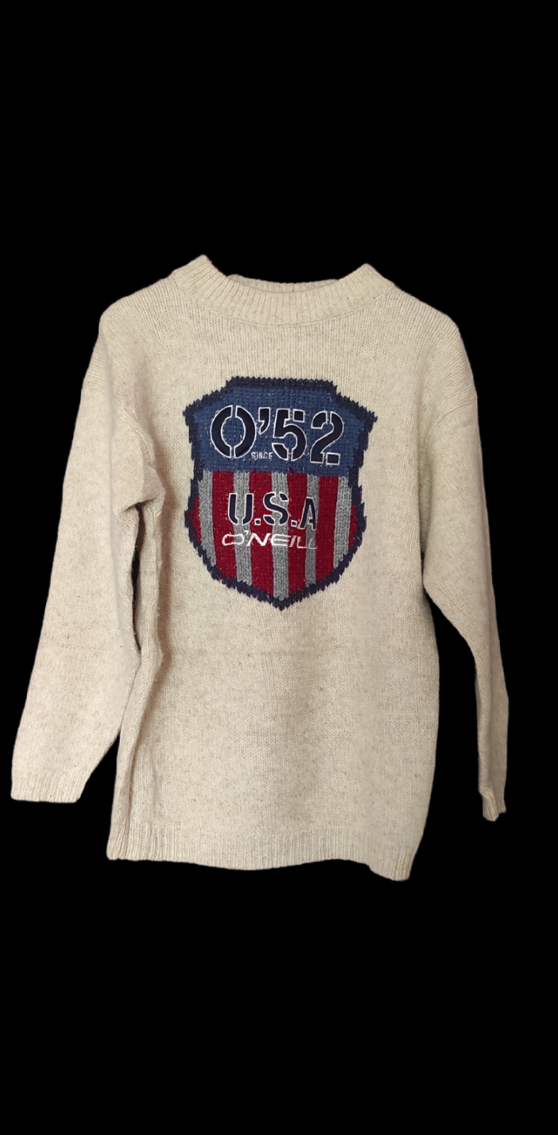 Vintage O'NEILL Sweater Size M Oversized Wool Knitted