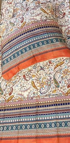 Bassetti BETTWÄSCHE SET BURANO R1 weiß Bunt SATIN 155x220 + 40x80 Kissen BEZUG