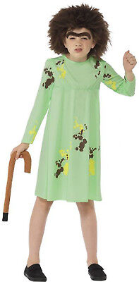 Mrs Twit Girls Kids Fancy Dress Costume Outfit Book Day Week Roald Dahl 7-12