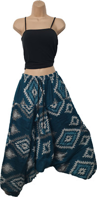 Cashmilon Trouser Warm Winter Harem Yoga Drop Crotch Pocket 6 8 10 12 14 (B)