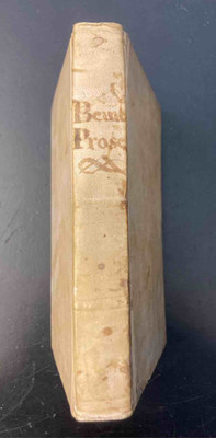 Bembo P. Le prose. Verona. Antonio Berno. 1743