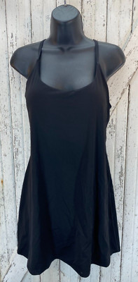 EWEDOOS Large Swim Suit One-Piece Lined Black Pads Lined Short Full Cover