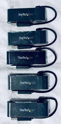 NEW LOT (5) ORIGINAL StarTech 4 Port USB 2.0 Hub w/ Built-in Cable ST4200MINI2
