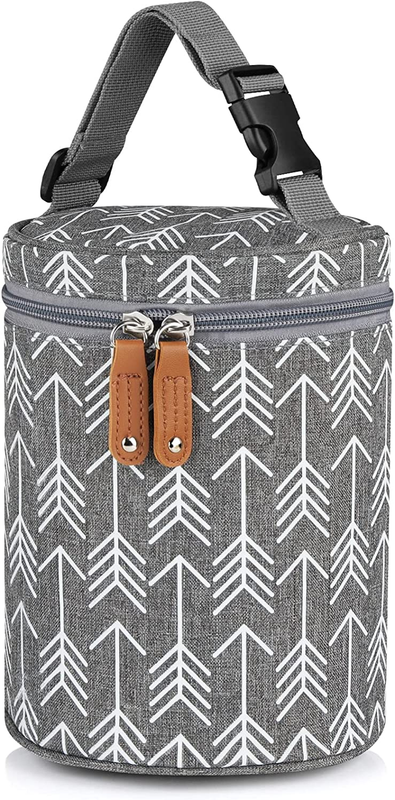 Breastmilk Cooler Bag, Insulated Baby Bottle Tote Bags, Warm