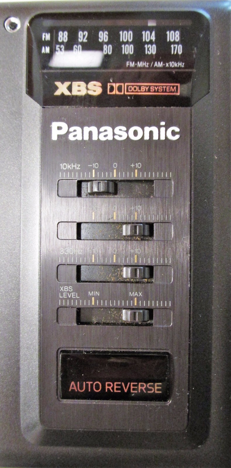 Vtg Panasonic RQ-V162 Stereo AM/FM Radio & Cassette Player w/Original Headphones