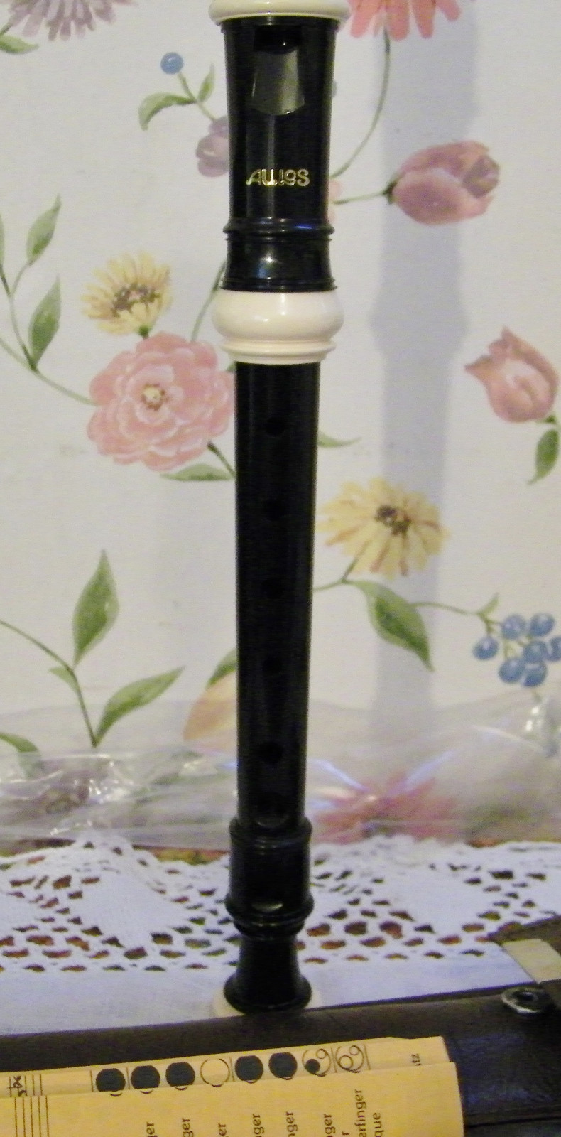 Flute beaked Aulos 507B- E  English fingering system Sopranino recorder new