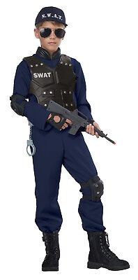 Junior Swat Police Boy Child Costume