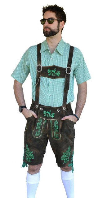 Men's Oktoberfest Lederhosen Shorts Costumes Perth | Other ...