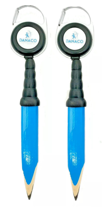 2-Pack Danaco Pencil Pull Holder Retractable HD Braided Nylon Cable
