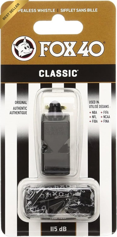 Classic Official Whistle with Break Away Lanyard